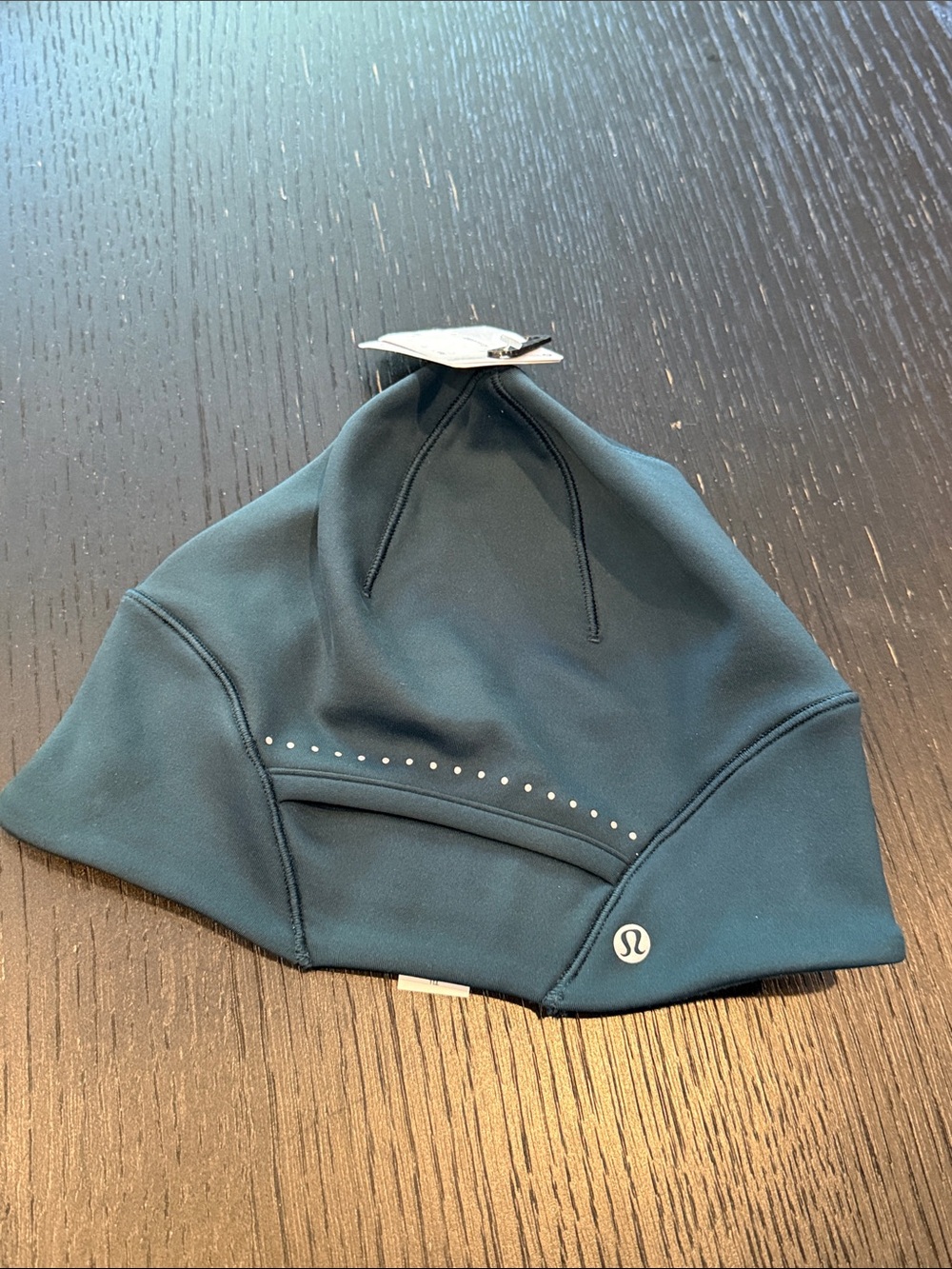 lululemon athletica Dark Teal Reflective Dot Performance Beanie